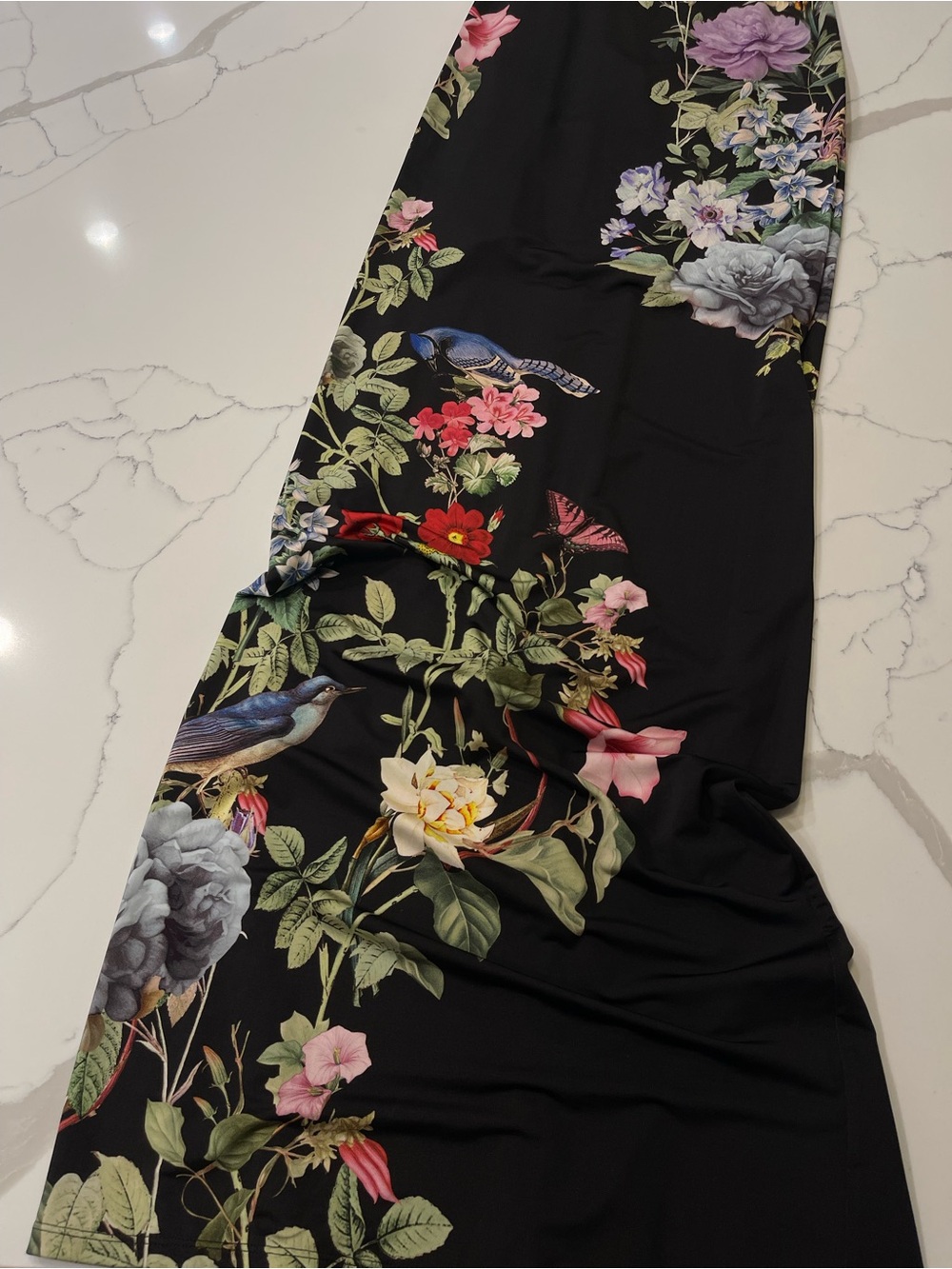 NEW Alice + Olivia Fifi Maxi Dress In Black Size 10 - Picture 10 of 16